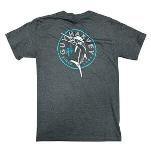 Guy Harvey Original Fishing Charcoal Gray TShirt Size Small Unisex